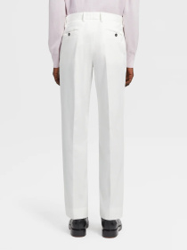 Брюки классические Zegna модель TR315299_Білий Фото