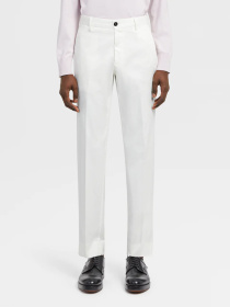 Брюки классические Zegna модель TR315299_Білий Фото