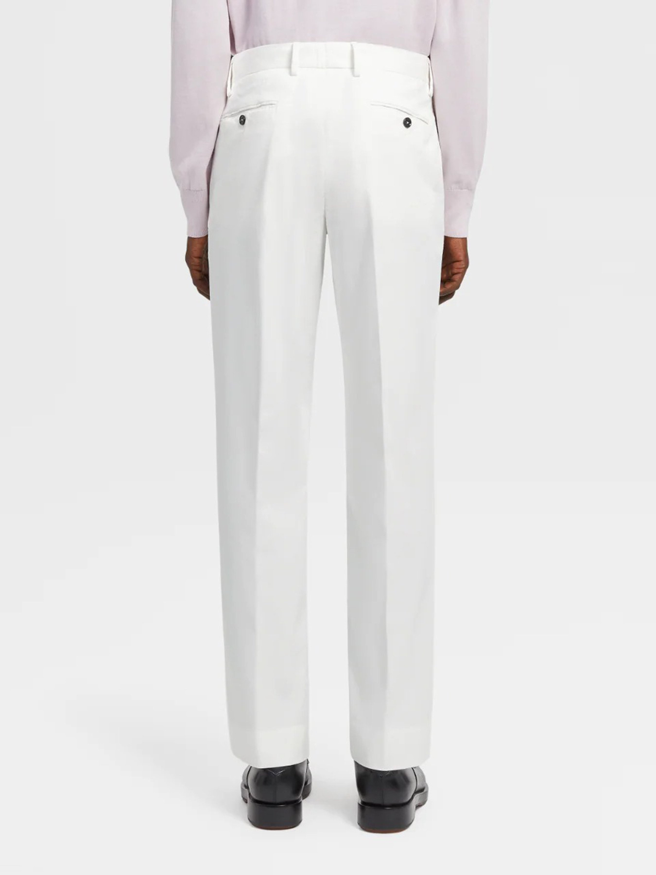 Класичні штани Zegna модель TR315299_Білий Фото