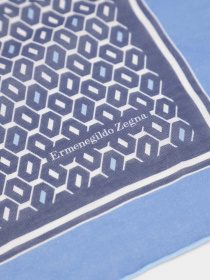 Хустка Zegna модель AC308118_Синій Фото