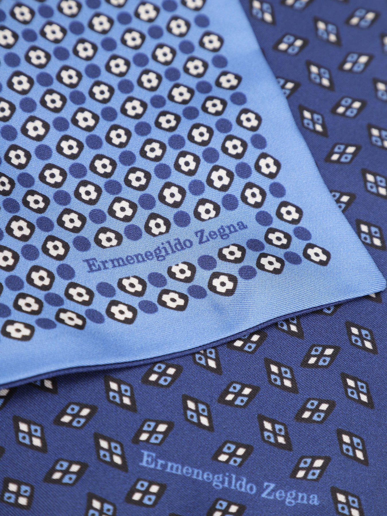 Платок Zegna модель AC308410_Синій Фото