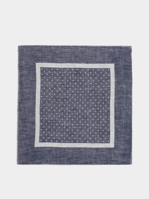 Хустка Zegna модель AC308575_Синій Фото