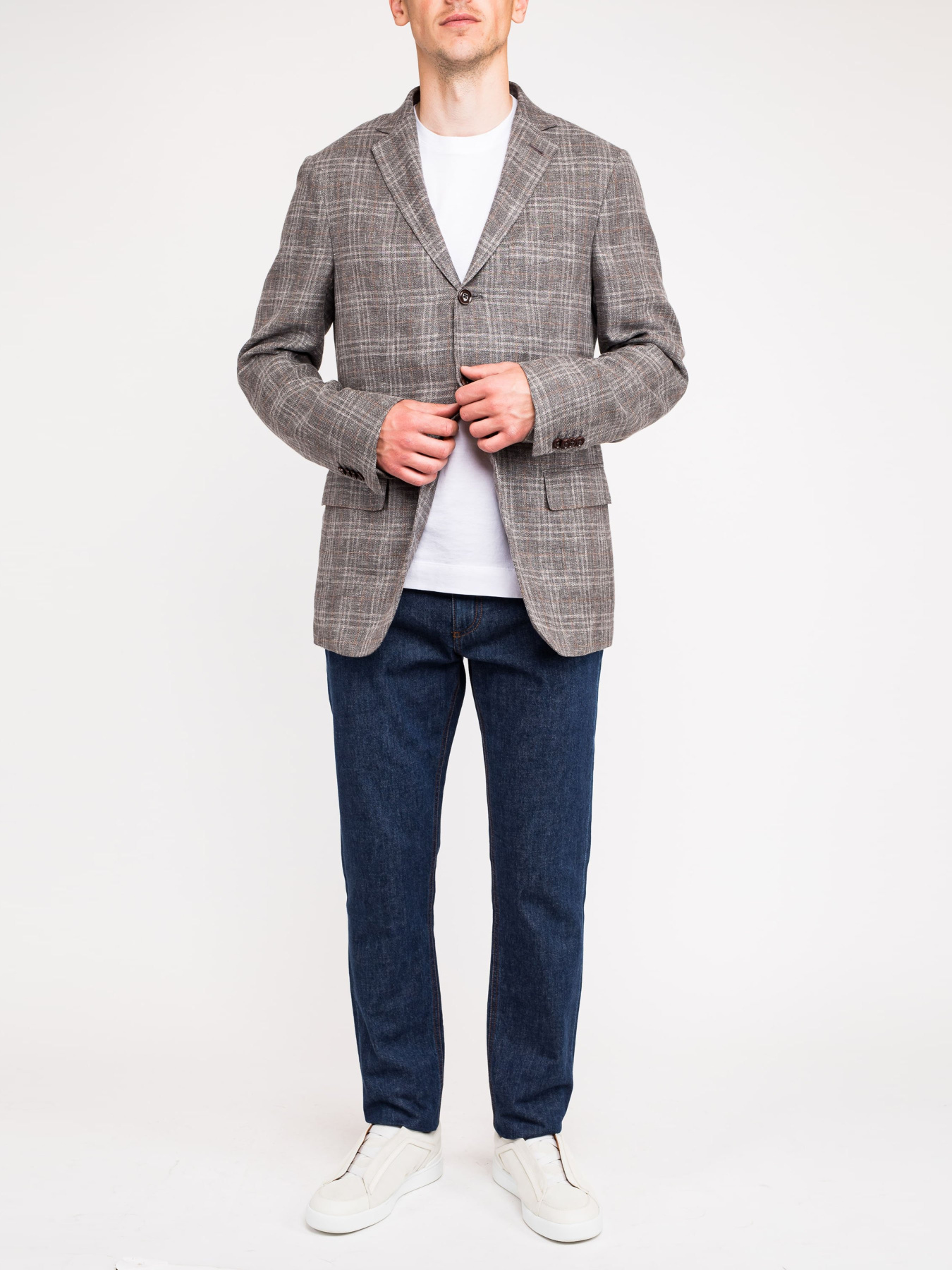 Пиджаки Zegna модель JC308908_Сірий Фото