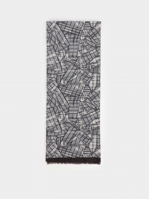 Шарф Zegna модель AC312275_Графітовий Фото