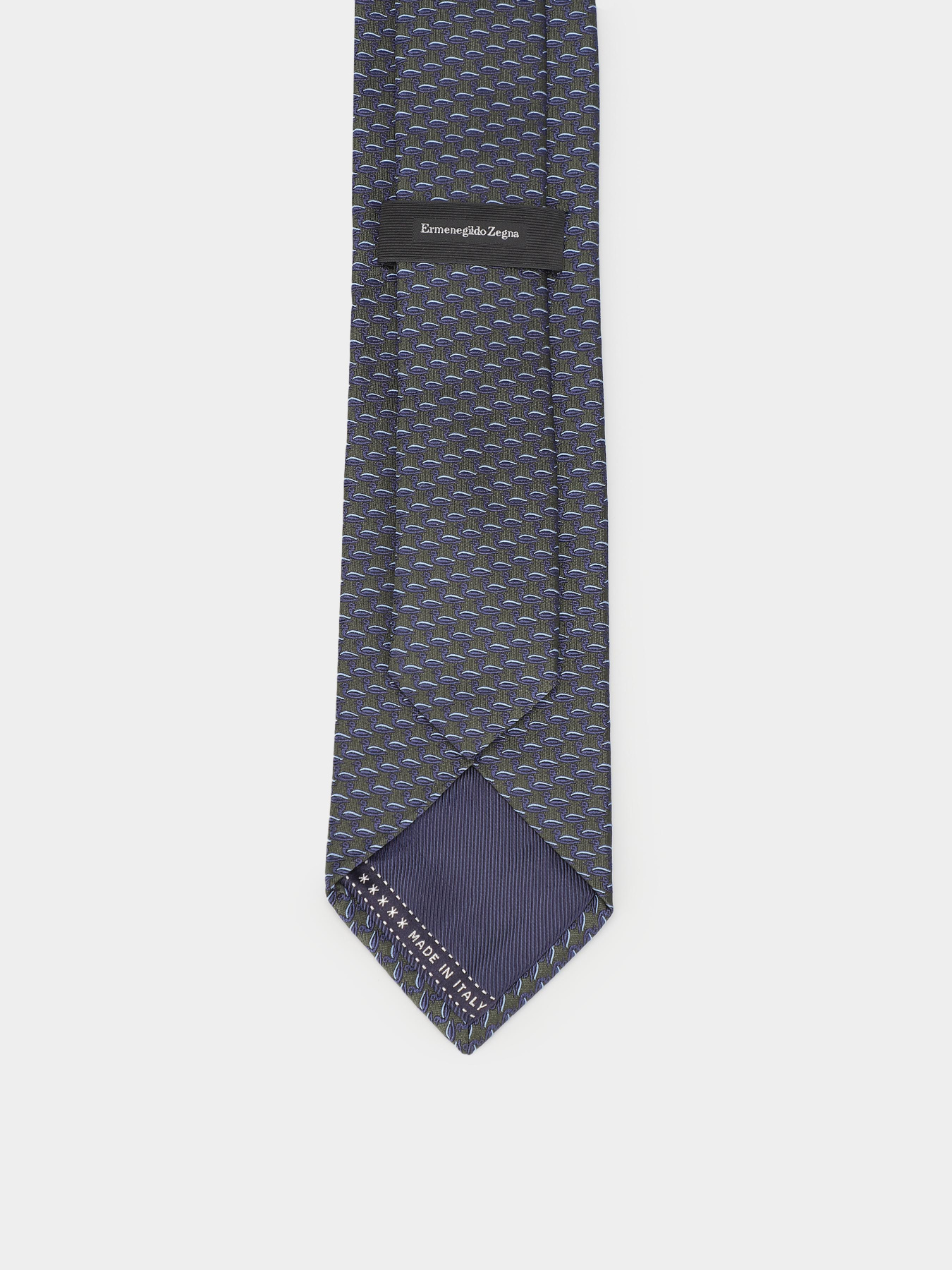 Галстук Zegna модель TI10473_Зелений Фото