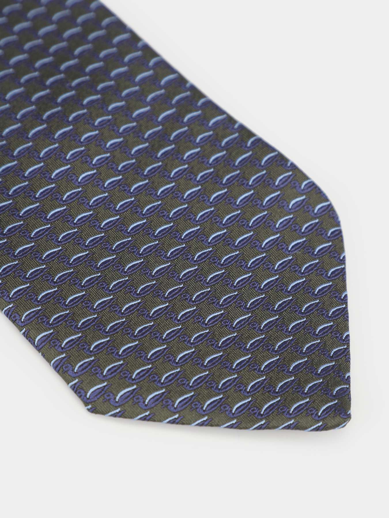 Галстук Zegna модель TI10473_Зелений Галстук Zegna модель TI10473_Зелений Фото