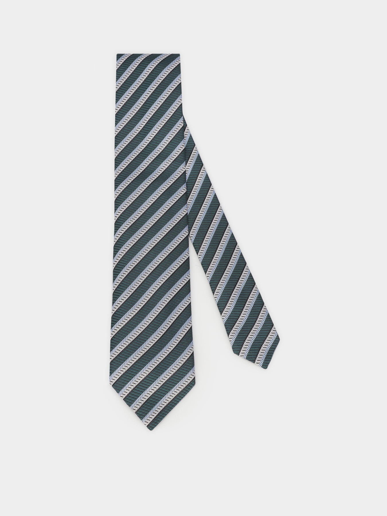 Галстук Zegna модель TI11400_Зелений Фото