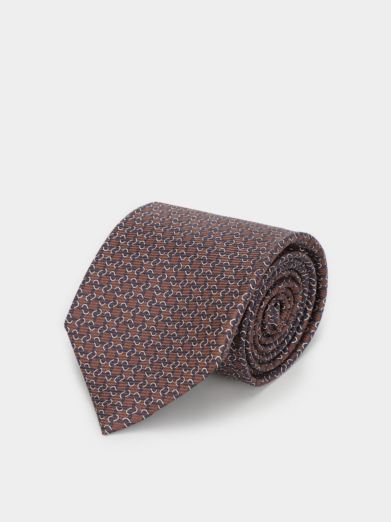 Галстук Zegna модель TI308194_Коричневий Фото