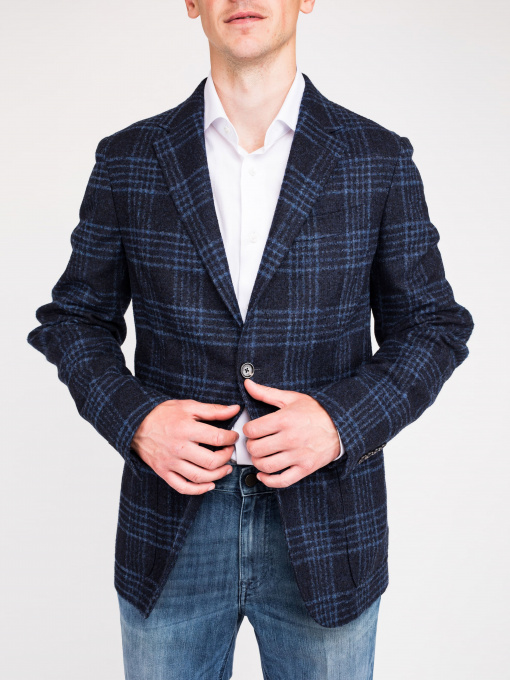 Пиджак Zegna модель JC309511_Синій Фото