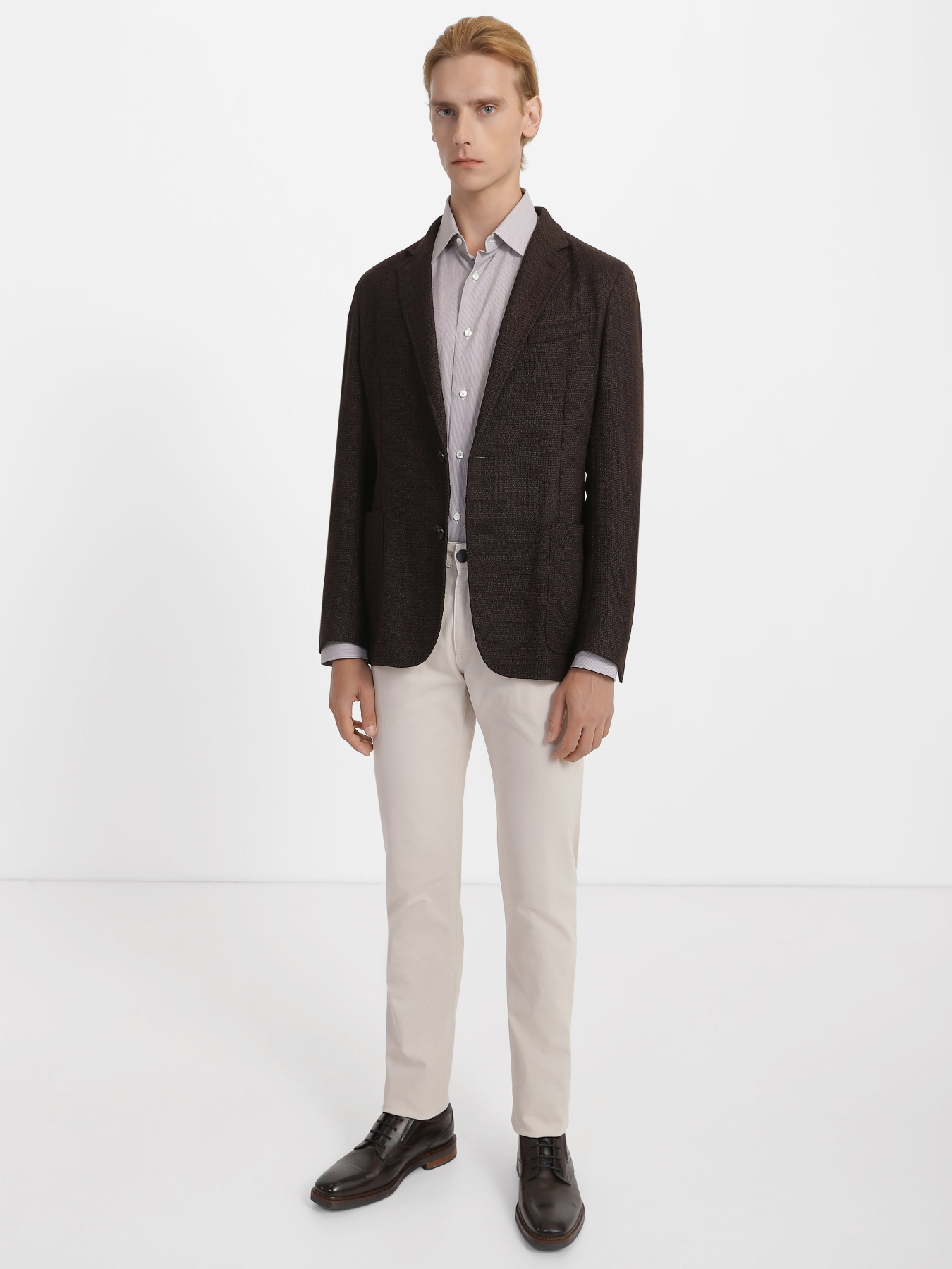 Пиджак Zegna модель JC308532_Коричневий Фото