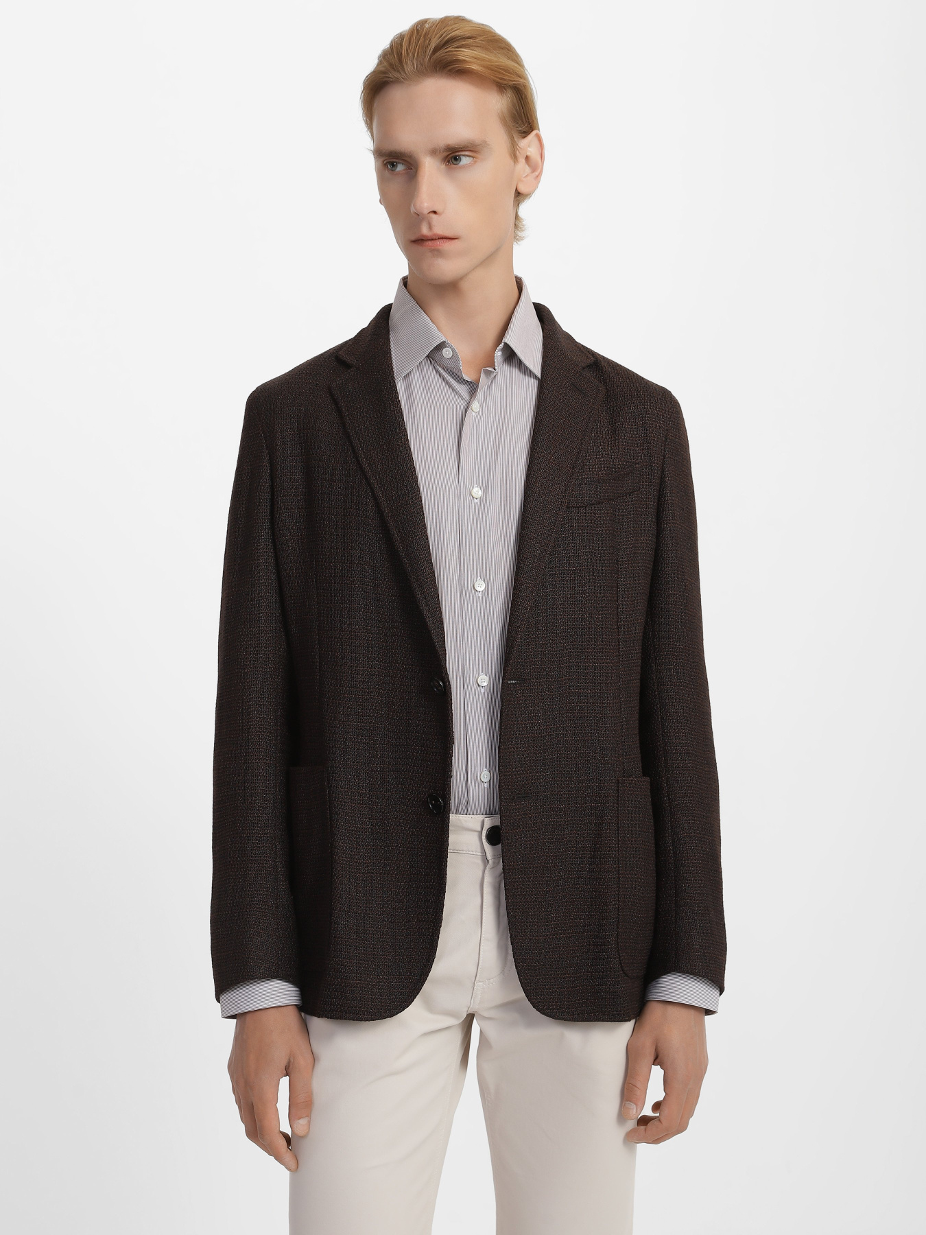 Піджак Zegna модель JC308532_Коричневий Фото