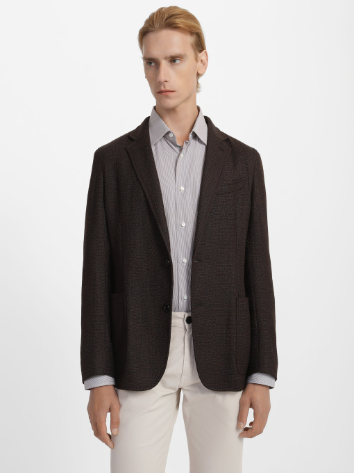 Пиджак Zegna модель JC308532_Коричневий Фото