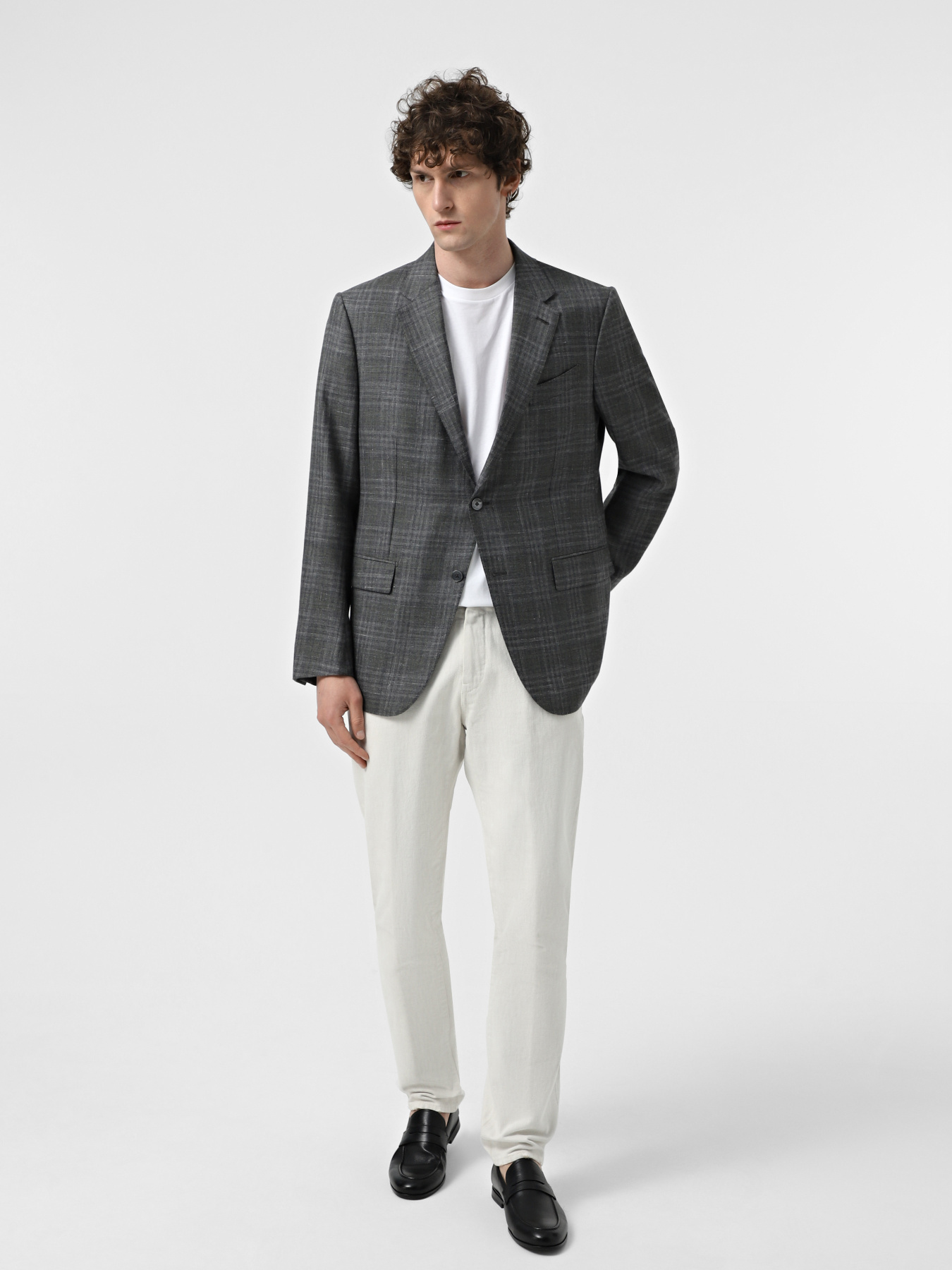 Пиджак Zegna модель JC310281_Сірий Фото