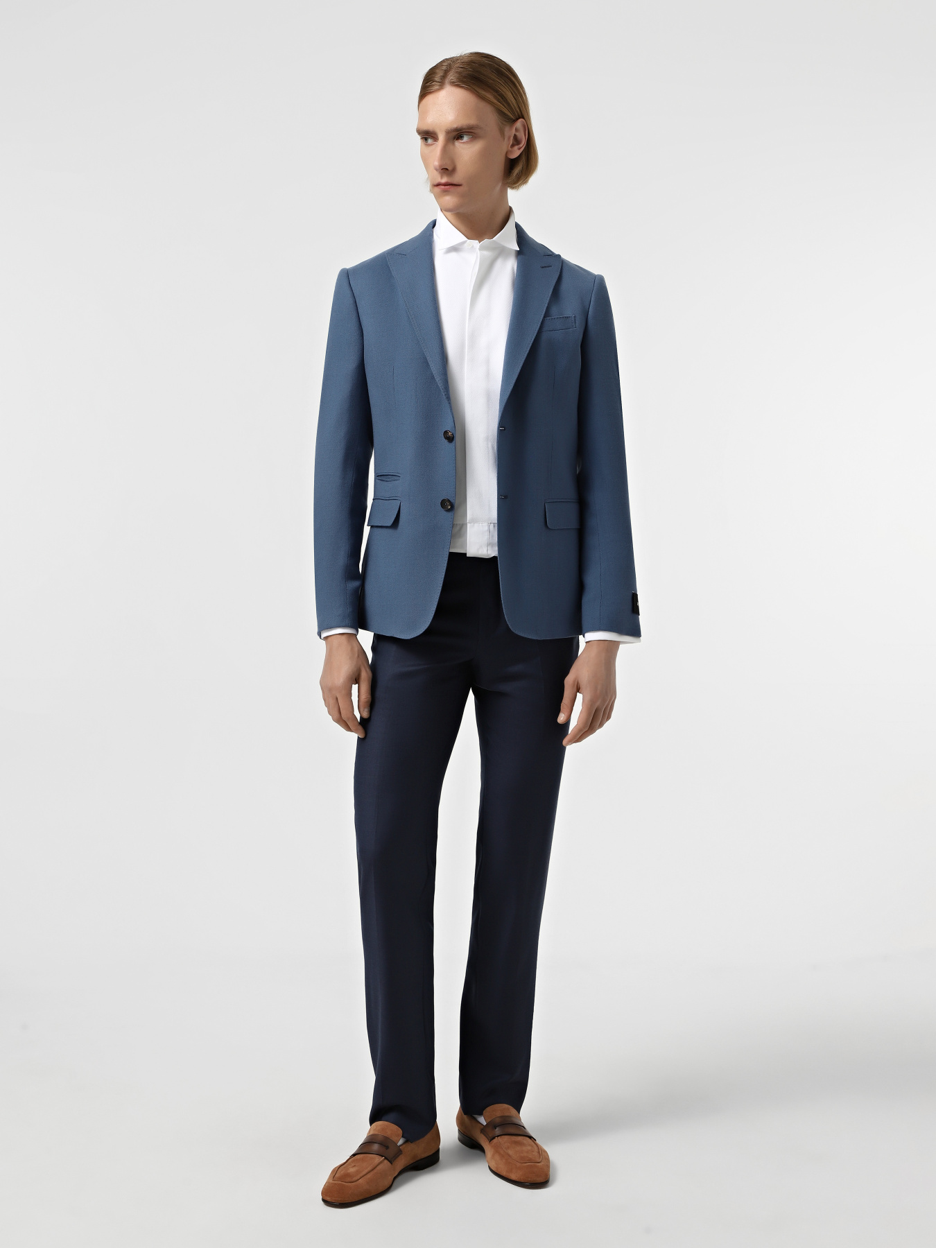 Піджак Zegna модель JC314550_Синьо-зелений Фото