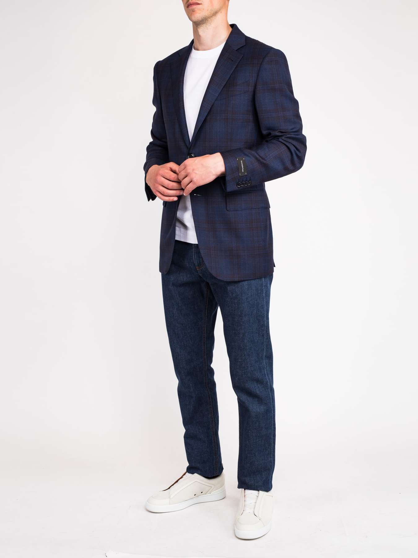 Пиджак Zegna модель JC311348_Темно-синій Фото