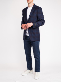 Пиджак Zegna модель JC311348_Темно-синій Фото