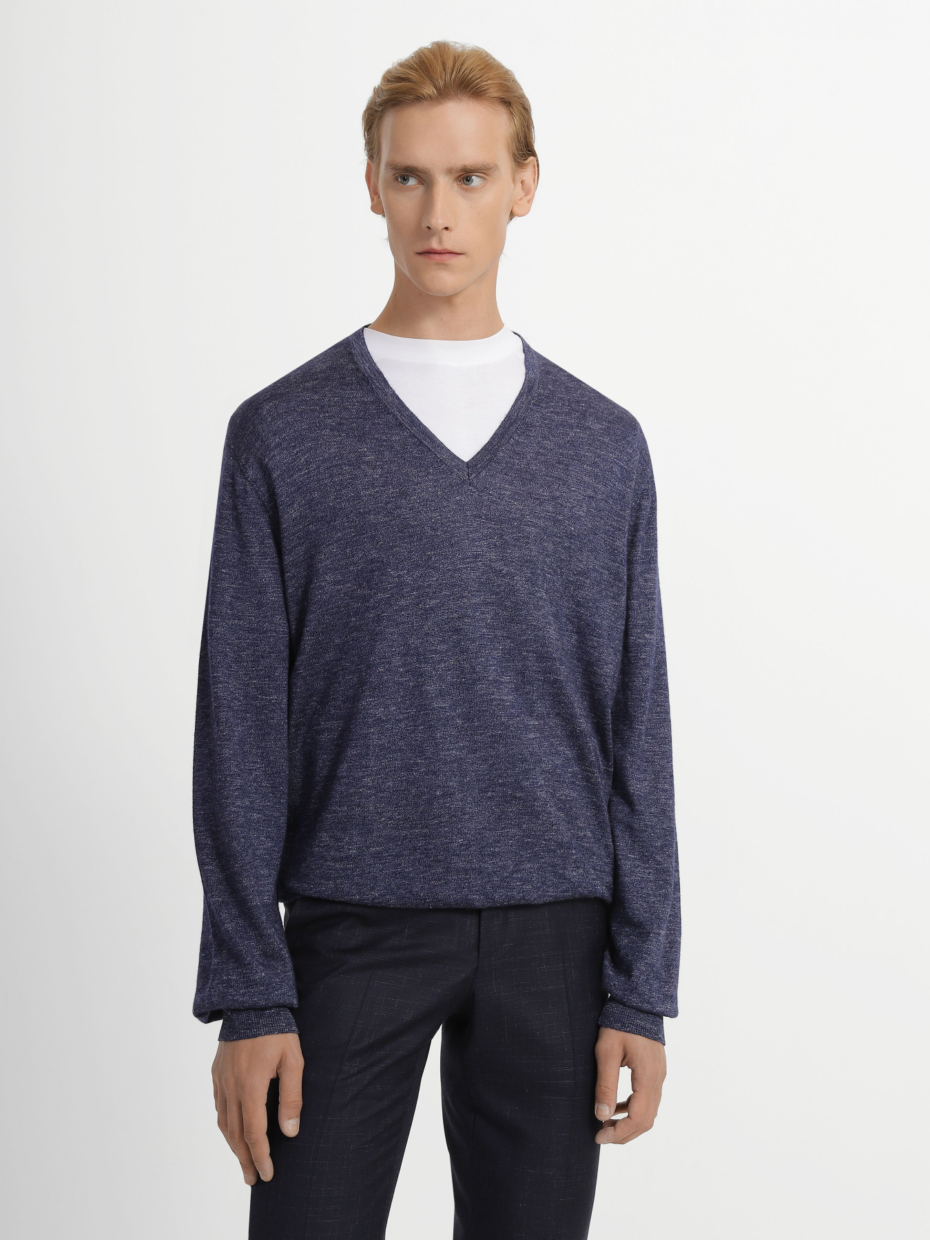 Джемпер Zegna модель KN232_Синій Фото