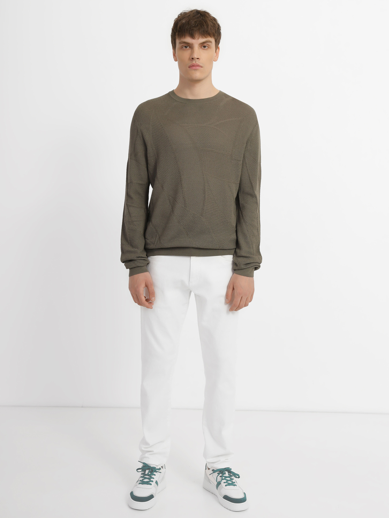 Джемпер Zegna модель KN308564_Зелений Фото