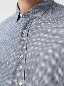 Сорочка повсякденна Zegna модель KN8501_Блакитний Сорочка повсякденна Zegna модель KN8501_Блакитний Фото