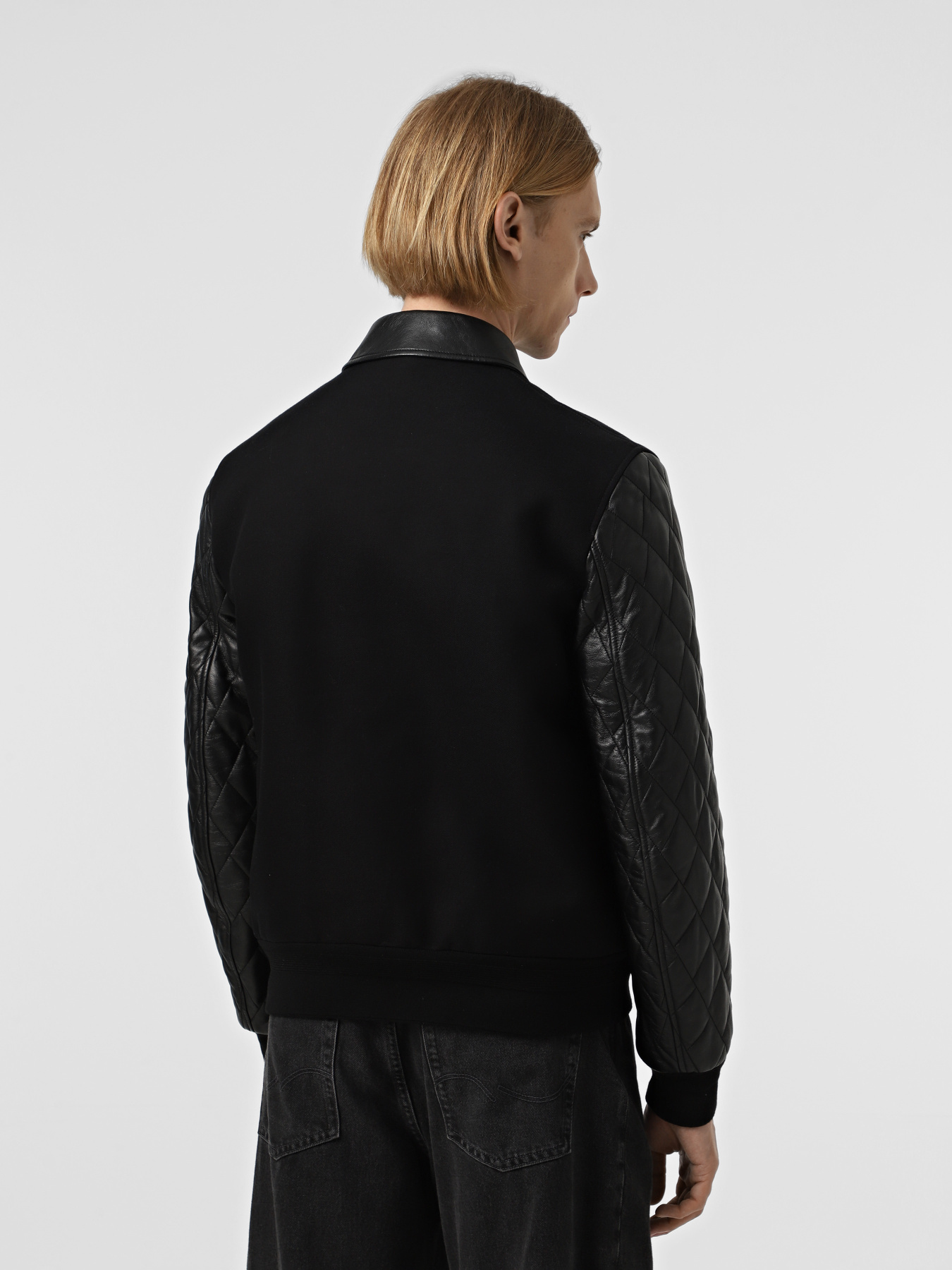 Бомбер Zegna модель OU309538_Чорний Фото