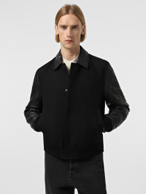 Бомбер Zegna модель OU309538_Чорний Фото