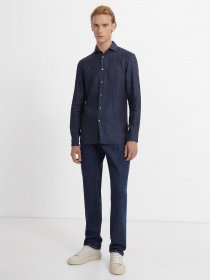 Прямі джинси Zegna модель QA311038_Синій Фото