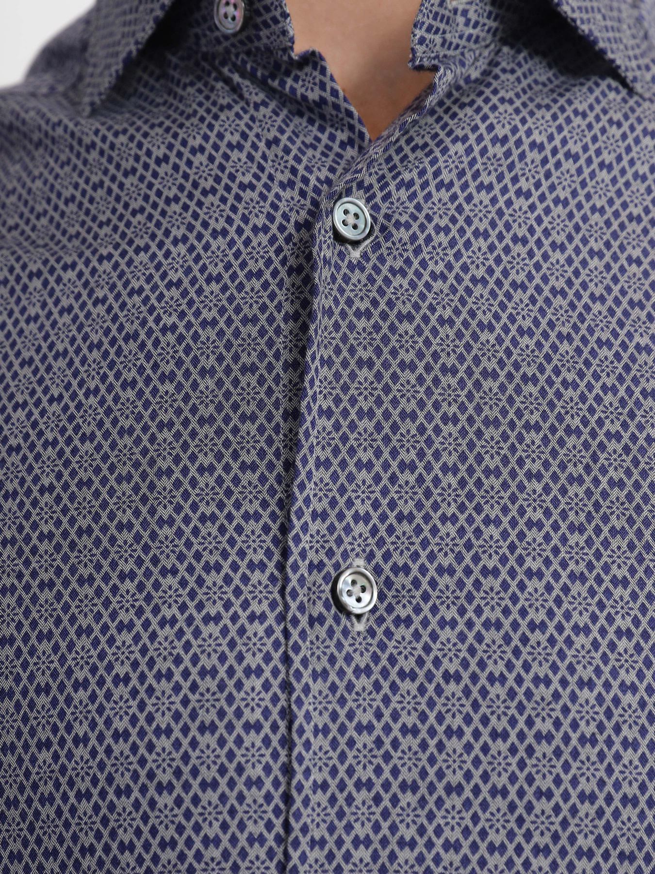 Рубашка повседневная Zegna модель SH10753_Фіолетовий Рубашка повседневная Zegna модель SH10753_Фіолетовий Фото