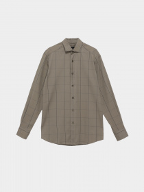 Рубашка повседневная Zegna модель SH11454_Зелений Рубашка повседневная Zegna модель SH11454_Зелений Фото