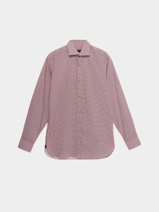 Рубашка повседневная Zegna модель SH11817_Рожевий Фото