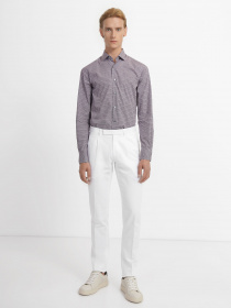 Рубашка повседневная Zegna модель SH305729_Бежевий Фото