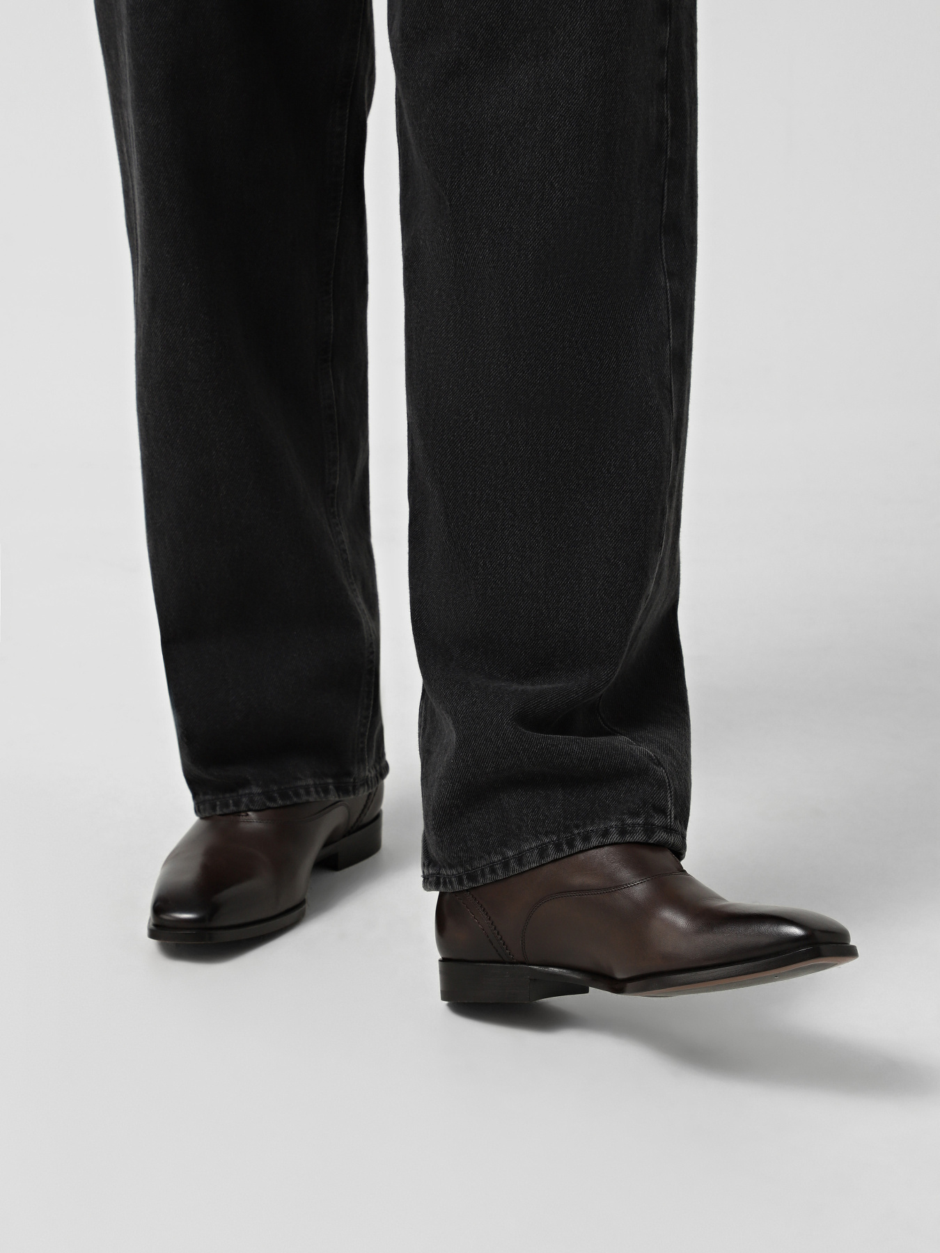 Монки Zegna модель FT309298_Коричневий Фото