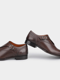 Монки Zegna модель FT309298_Коричневий Фото