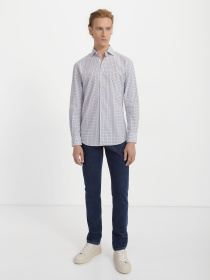 Рубашка повседневная Zegna модель SH308176_Коричневий Фото