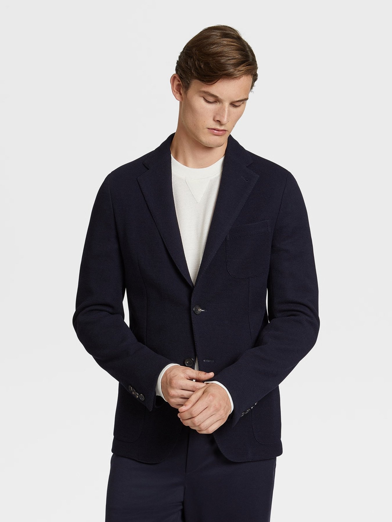 Пиджак Zegna модель JC312194_Синій Фото