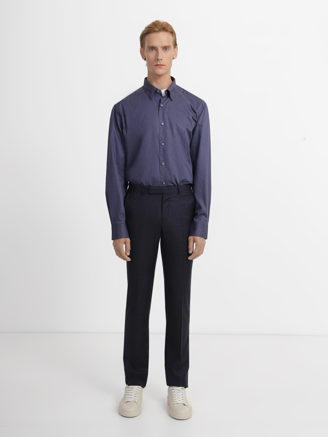 Сорочка повсякденна Zegna модель SH308203_Синій Сорочка повсякденна Zegna модель SH308203_Синій Фото