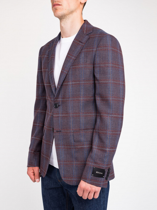 Пиджак Zegna модель JC312299_Коричневий Фото