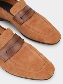 Мокасины Zegna модель FT308857_Коричневий Фото