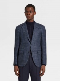Пиджак Zegna модель JC313082_Синій Фото