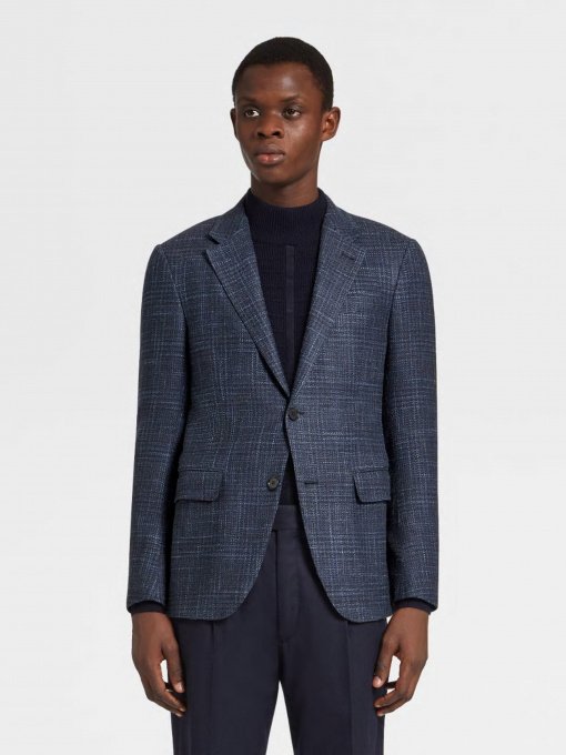 Пиджак Zegna модель JC313082_Синій Фото