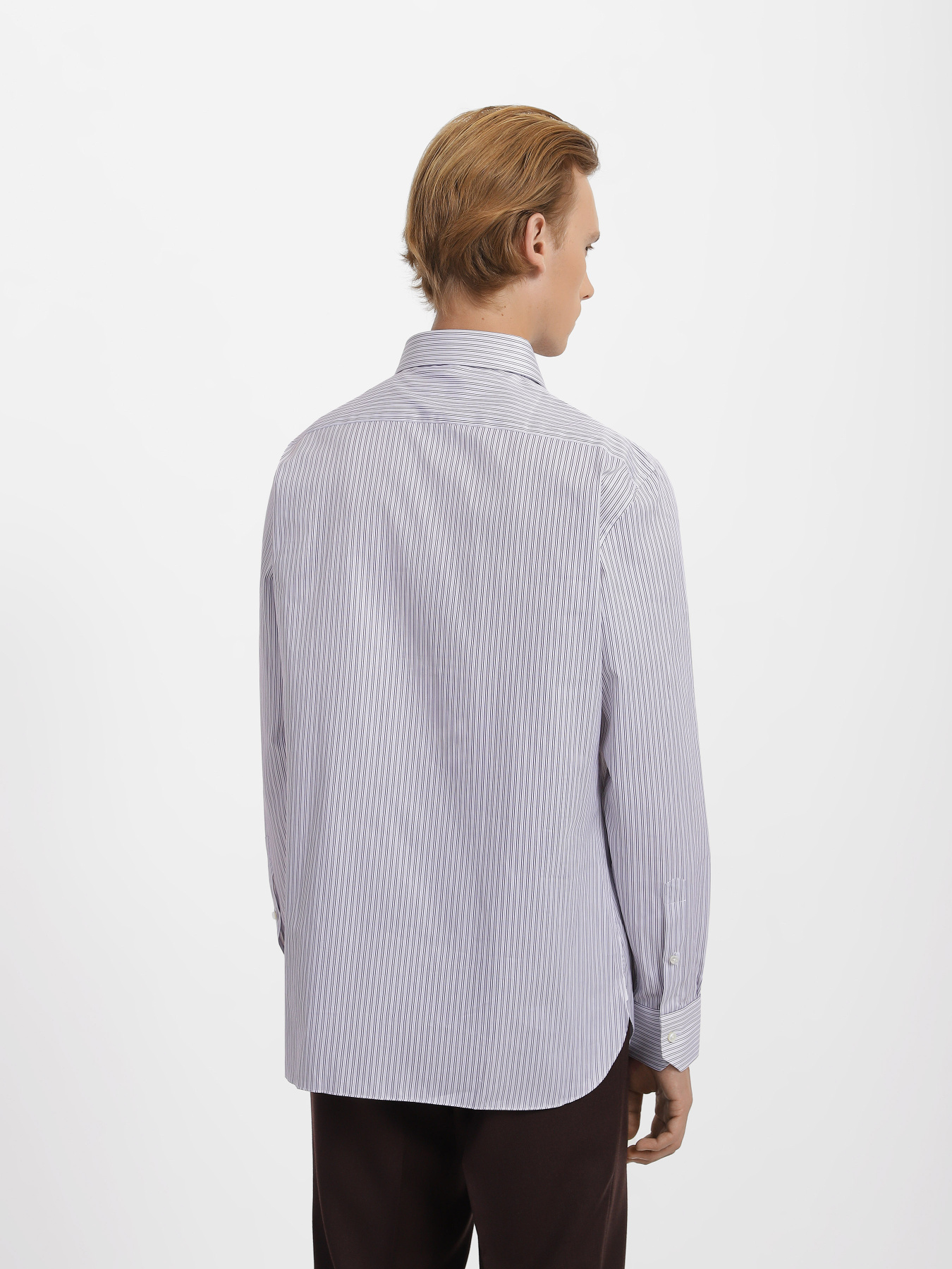 Рубашка повседневная Zegna модель SH309488_Фіолетовий Фото