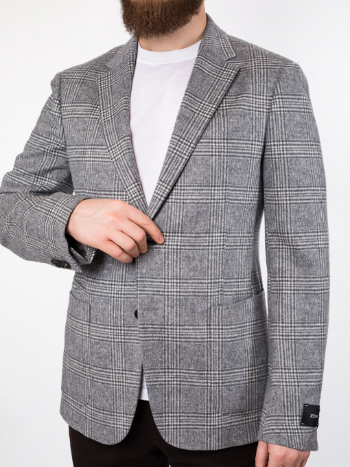 Пиджаки Zegna модель JC313469_Сірий Фото