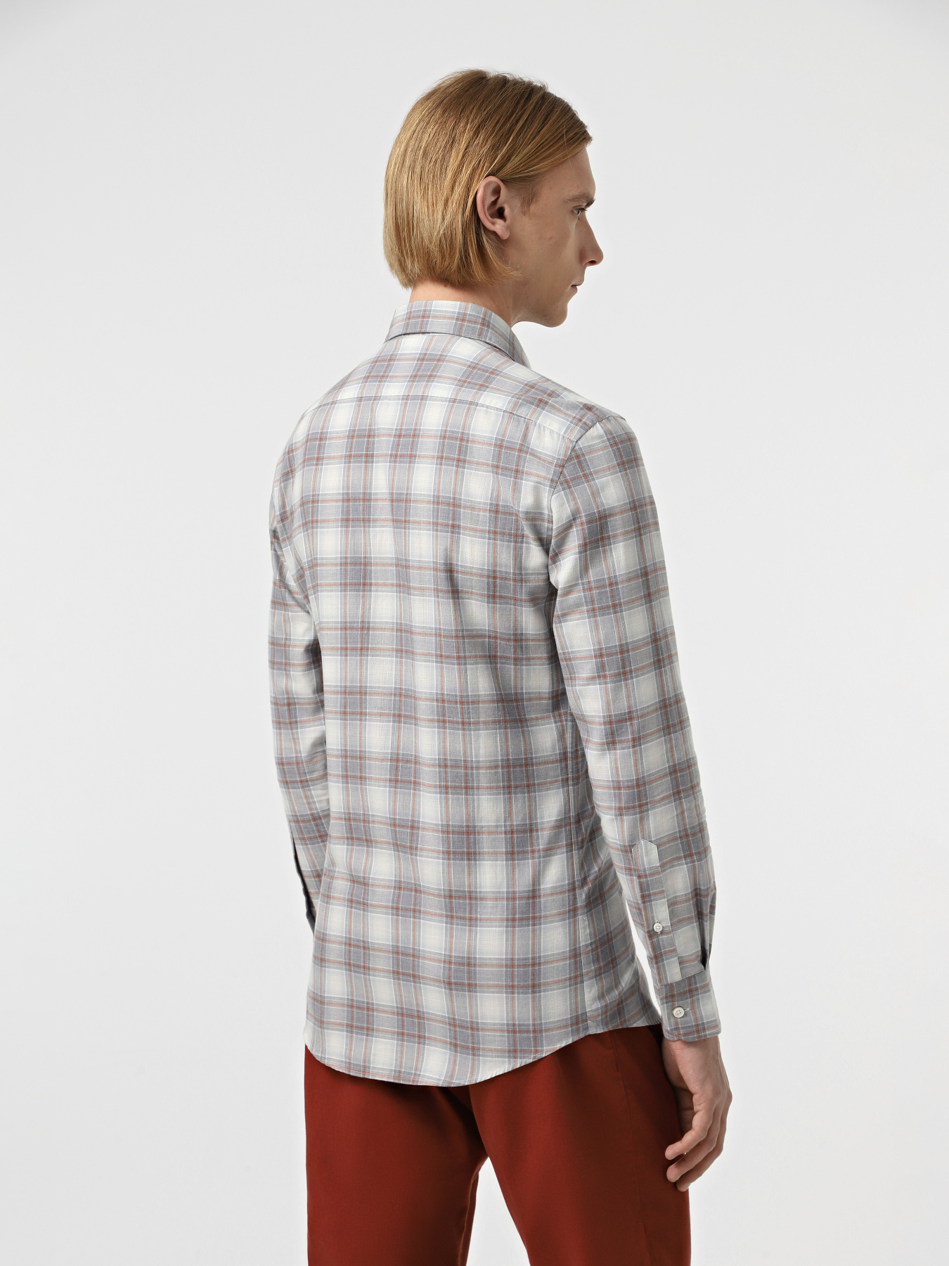 Сорочка повсякденна Zegna модель SH309532_Сірий Фото