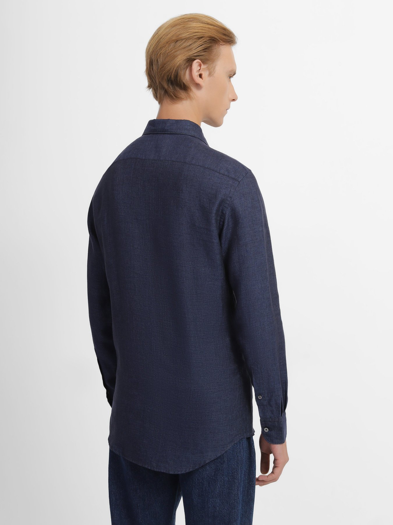 Сорочка повсякденна Zegna модель SH310932_Синій Фото