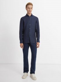 Сорочка повсякденна Zegna модель SH310932_Синій Фото