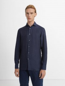 Сорочка повсякденна Zegna модель SH310932_Синій Фото