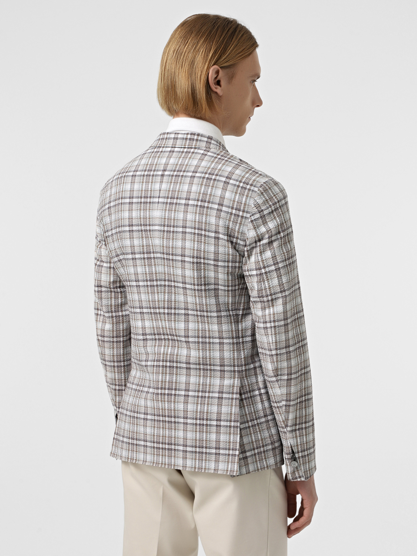 Пиджак Zegna модель JC314606_Світло-сірий Фото