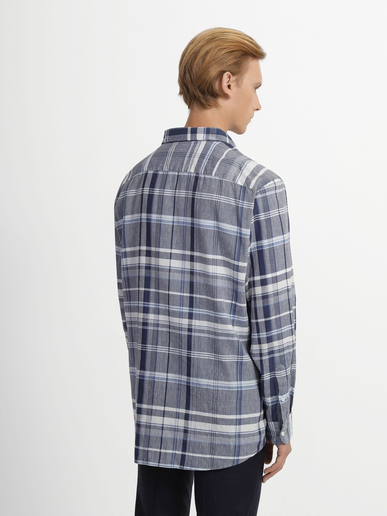 Рубашка Zegna модель SH312198_Синій Фото