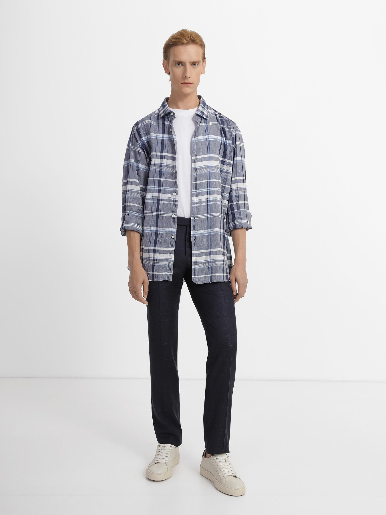 Сорочка повсякденна Zegna модель SH312198_Синій Фото