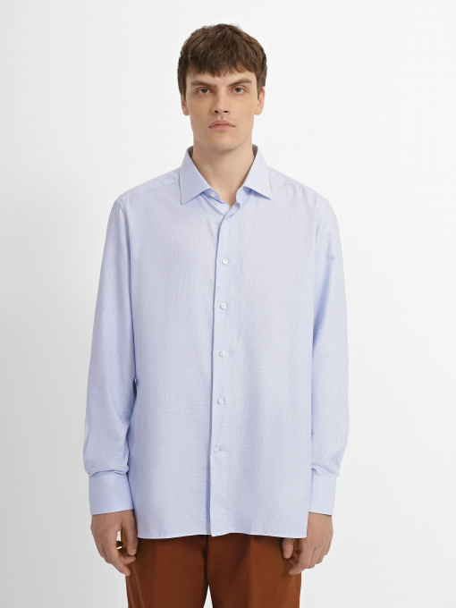 Рубашка повседневная Zegna модель SH313095_Блакитний Фото