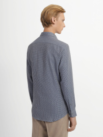 Рубашка повседневная Zegna модель SH313452_Синій Рубашка повседневная Zegna модель SH313452_Синій Фото